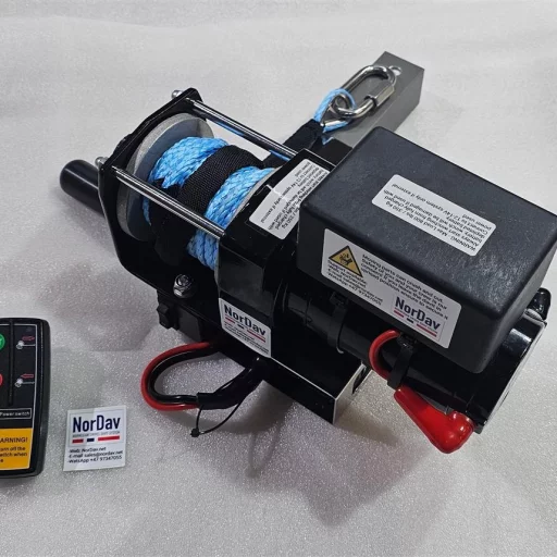 907 Vinsj 12V inkludert batteri