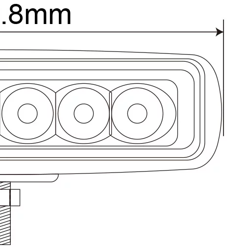 1852 Arbeidslys Flom LED 9W