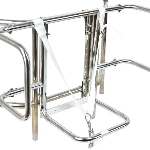 Krybbe for redningsflåte, rekkemontering universal