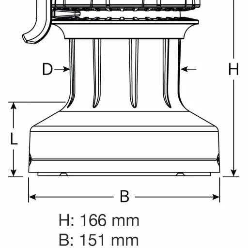 Ronstan 40QT Orbit Winch m/QuickTrim