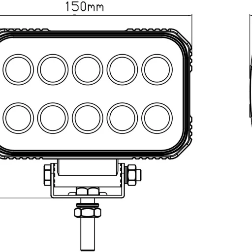 1852 Arbeidslys Flom LED 80W