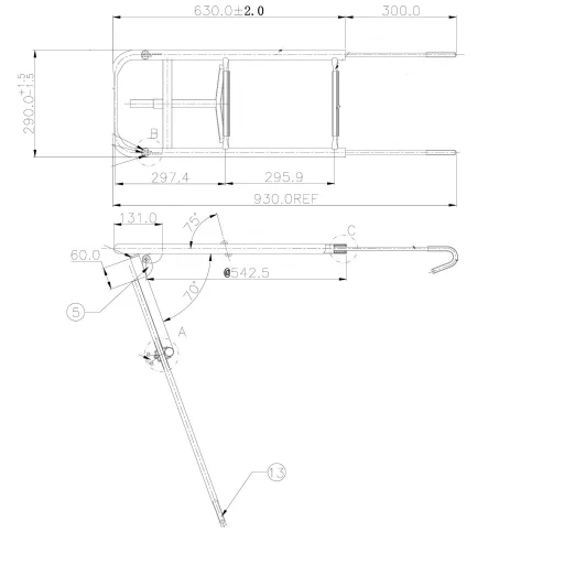 Baugstige, kraftig, motor- seilbåt, allround 3 trinn