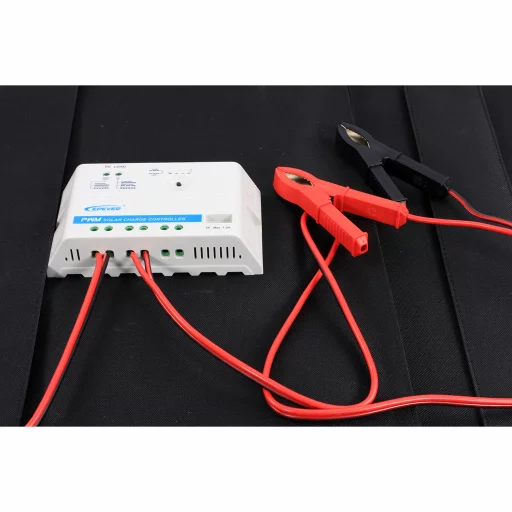 1852 Sammenleggbart solcellepanel m/regulator 200 W