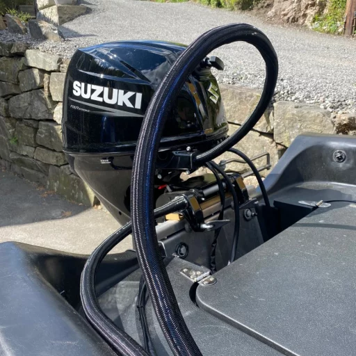 Splittet selvlukkende kabelstrømpe 32 mm/25 m