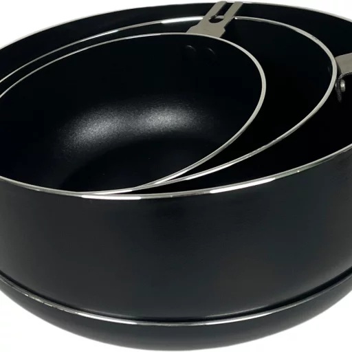 Grytesett m/avtakbare håndtak