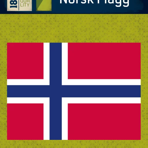 Norsk flagg til flaggstang, 400 cm