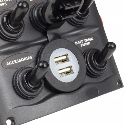 BEP Bryterpanel 5 brytere + USB