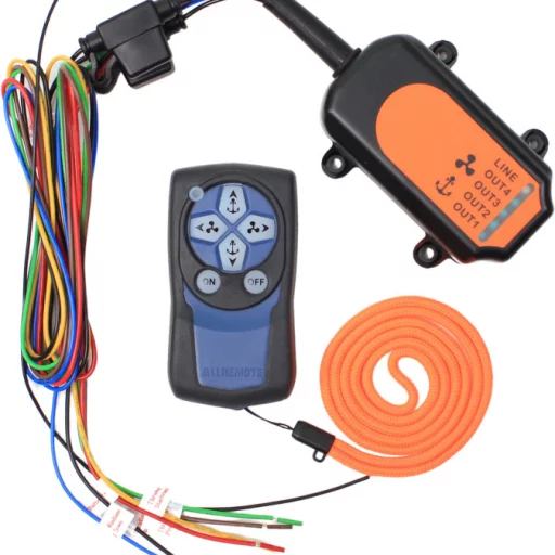 Fjernkontroll til ankervinsj og baugpropell