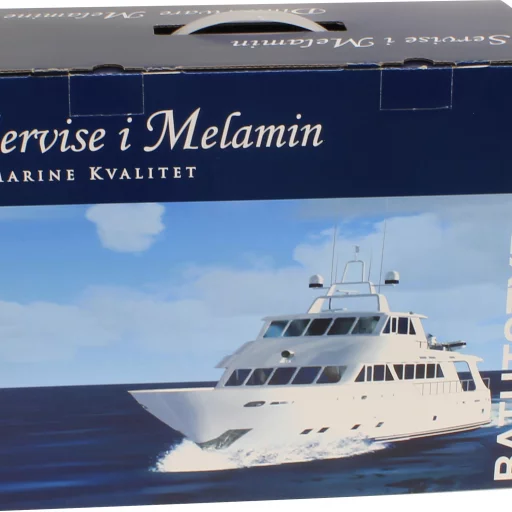 Servisepakke for 4 personer - Navy Blue