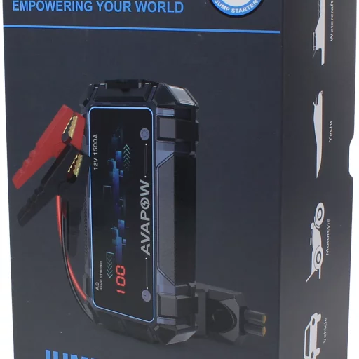 Avapow Jumpstarter A9 12V 1500 A 8000 mAh