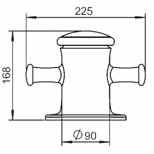 Bryggepuller m/LED, Syrefast