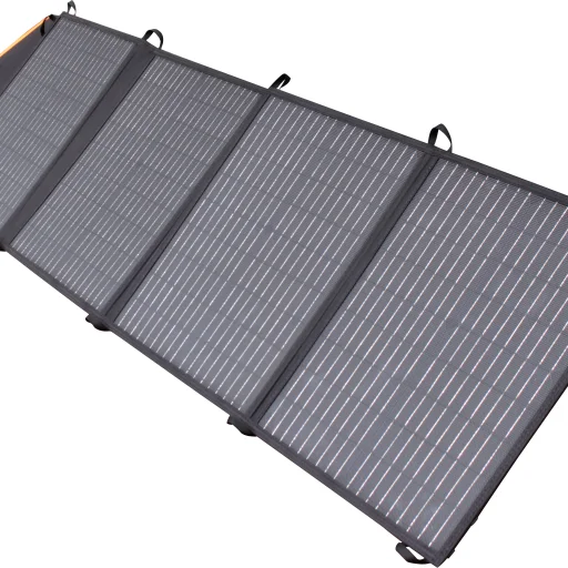 1852 Sammenleggbart solcellepanel m/regulator 100 W