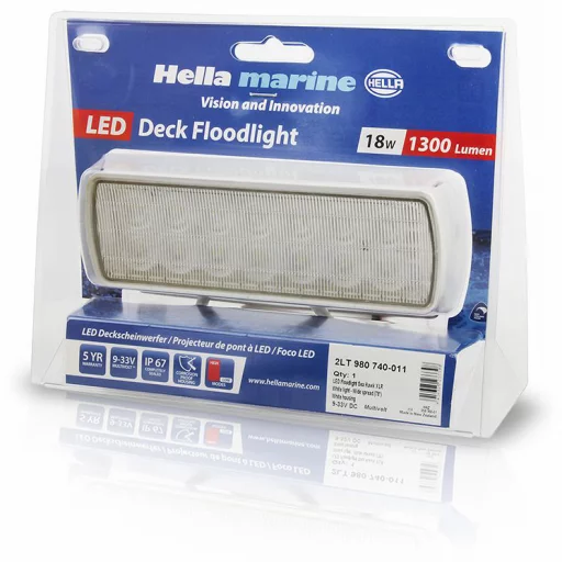 Hella Sea Hawk-XLR LED dekkslys hvit