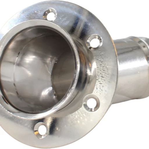 Eksosgjennomføring 45 grader 60 mm