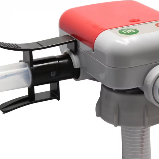 Pumpe batteridrevet m/autostopp til kanner