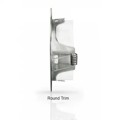 Hella EuroLED 95 Gen 2, Børstet, varmhvitt lys, Rund, Spring