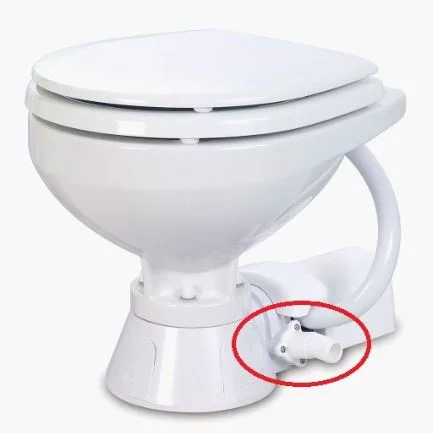 Jabsco Avløpsbend elektrisk toalett