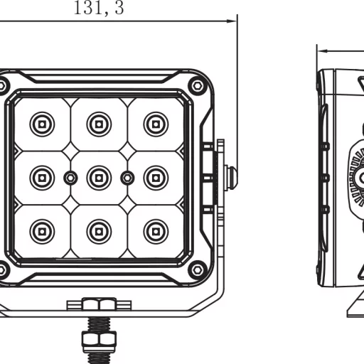 1852 Arbeidslys Flom LED 45W