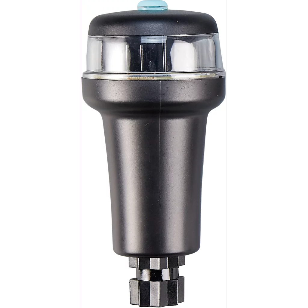 Batterilanterne LED, sett m/mast