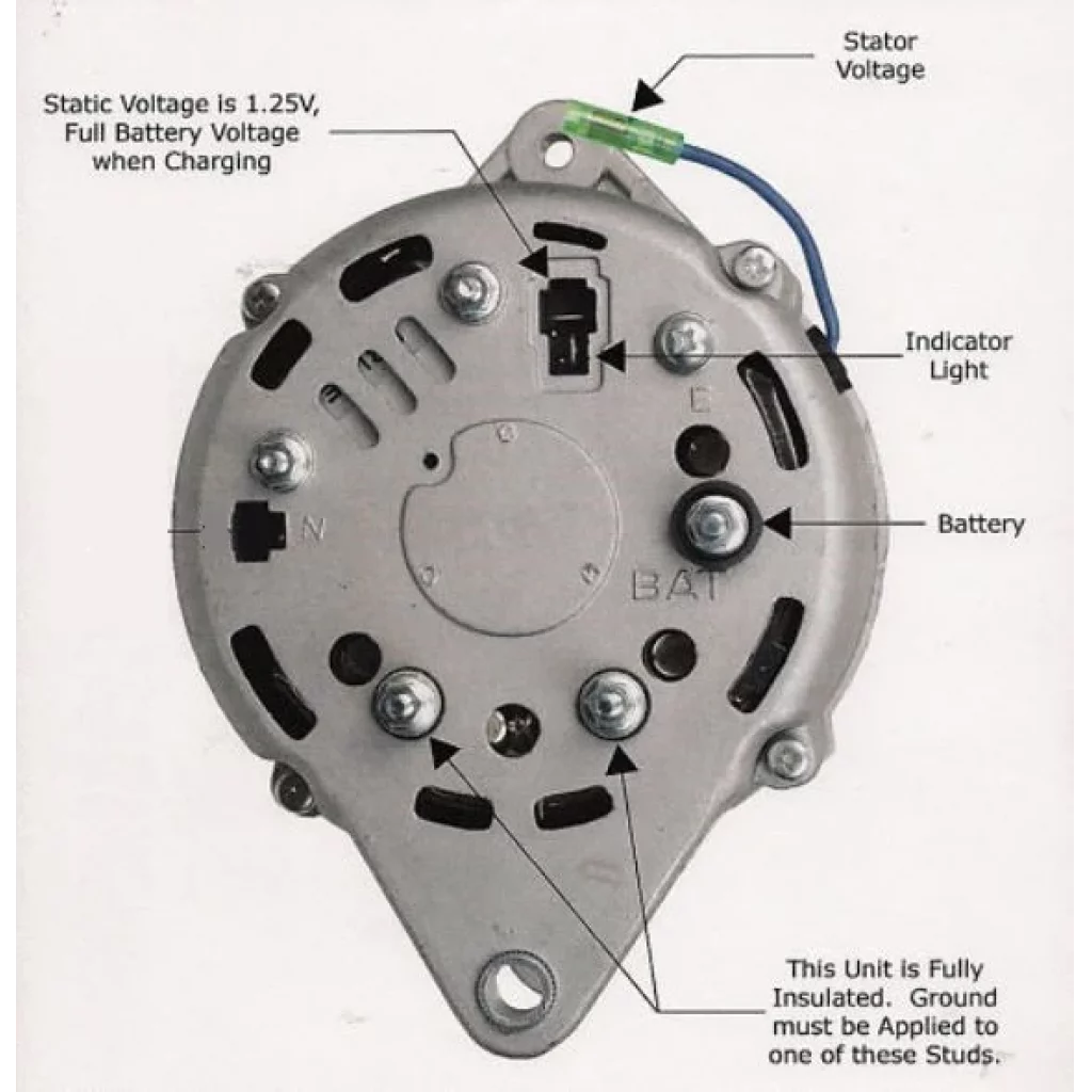 ALTERNATOR   80A 2P YANMAR