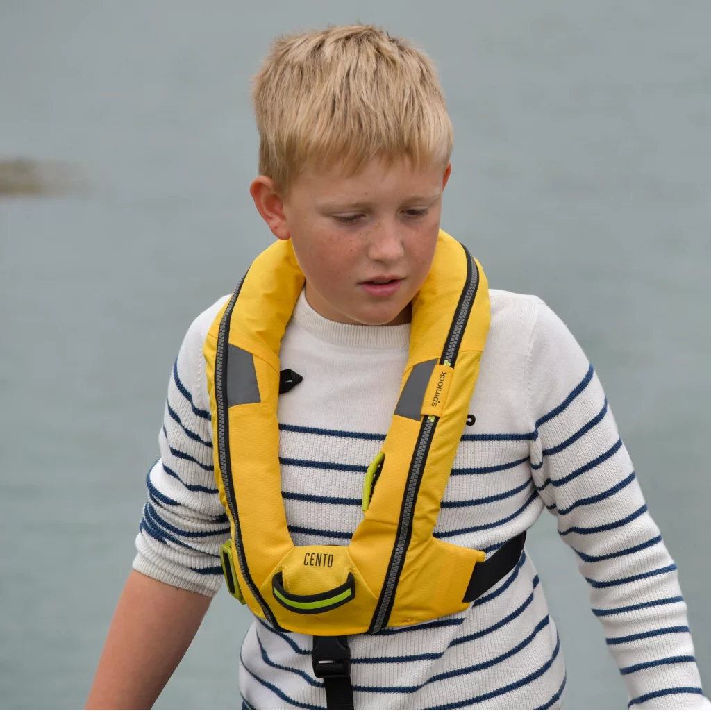 Spinlock Deckvest Cento JR automatvest sun yellow