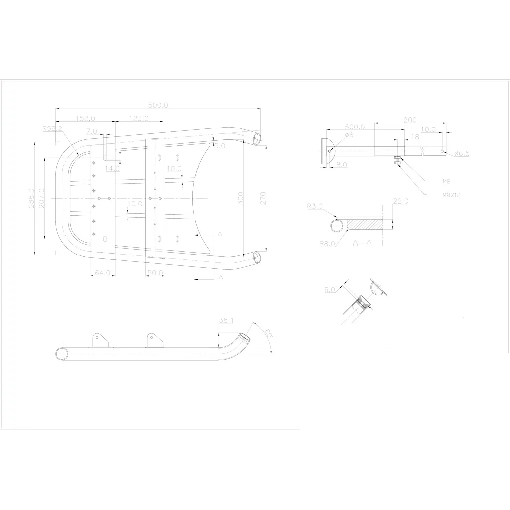 Baugspyd motorbåt 18-25'