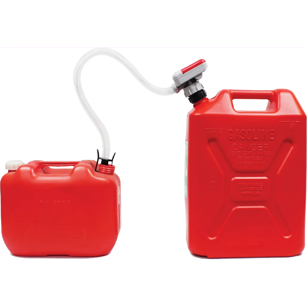 Pumpe batteridrevet m/autostopp til kanner