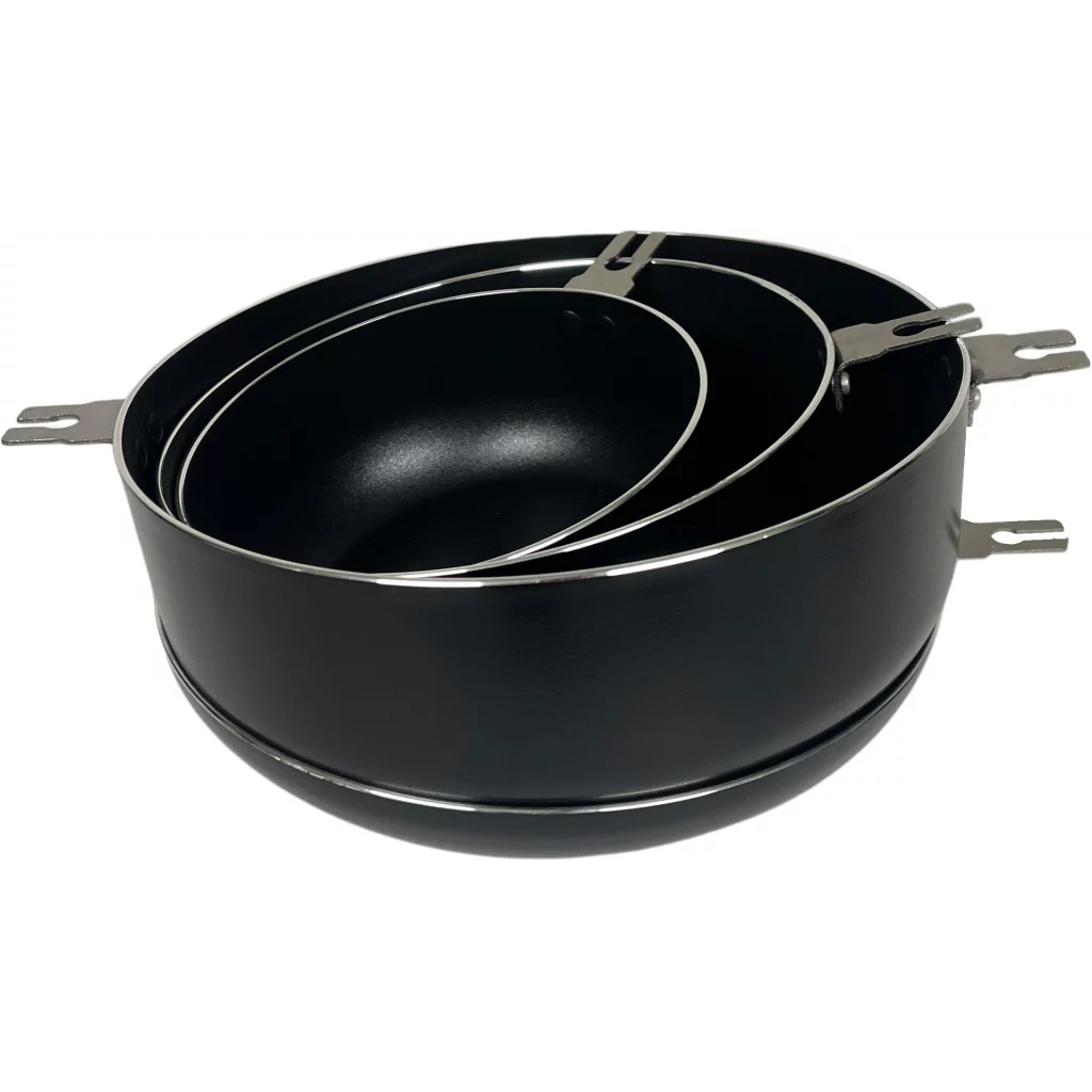 Grytesett m/avtakbare håndtak