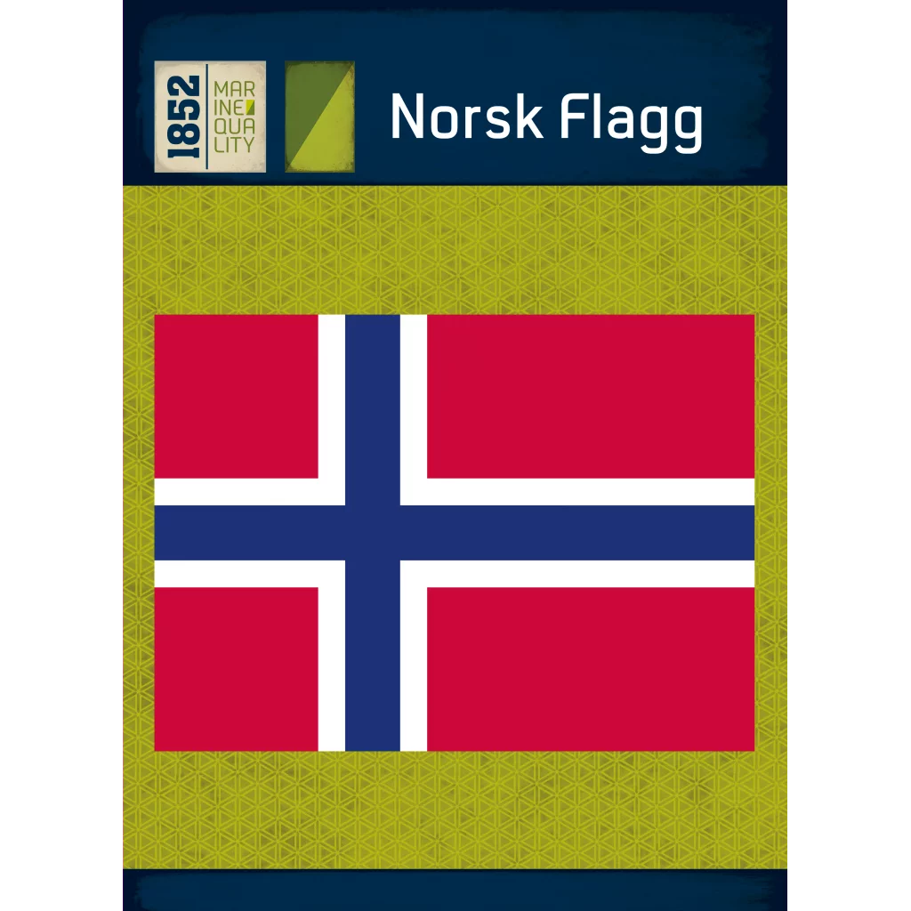 Norsk flagg til flaggstang, 400 cm