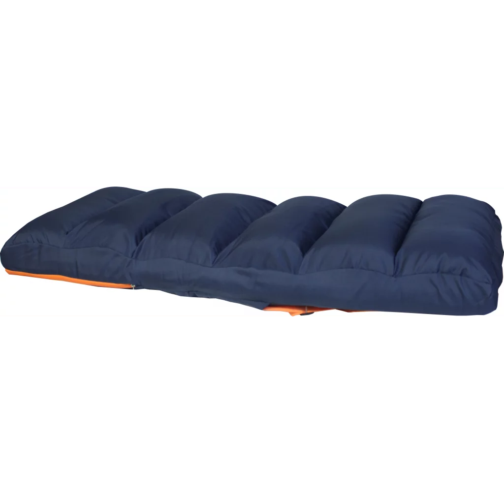 1852 Sittepute Comfy Big mørkeblå/oransje