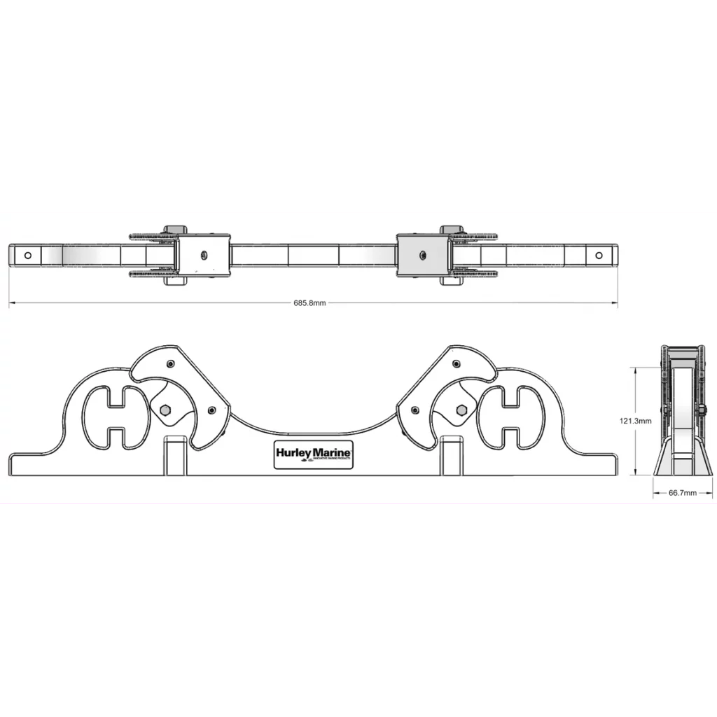Hurley Dinghy Chocks daviter