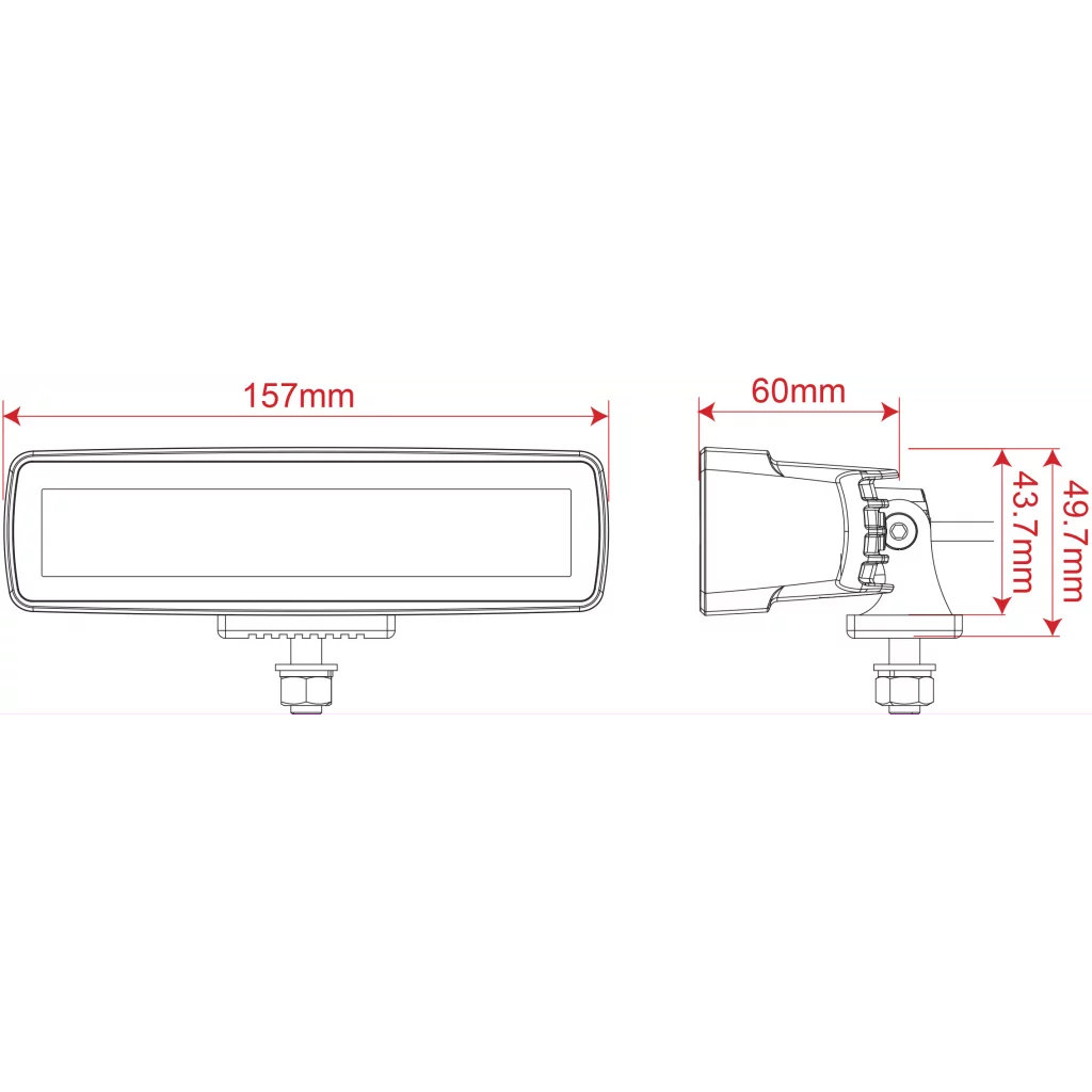 1852 Arbeidslys Flom LED 30W
