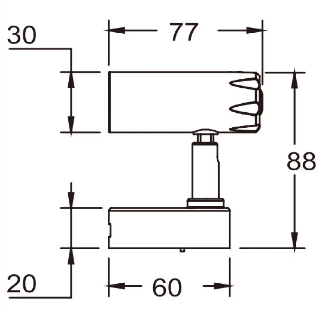 1852 Kuma LED-lampe m/bryter og USB