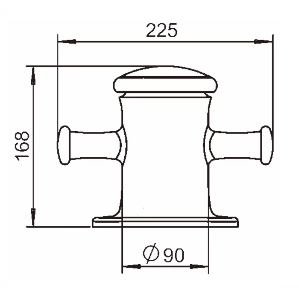 Bryggepuller m/LED, Syrefast