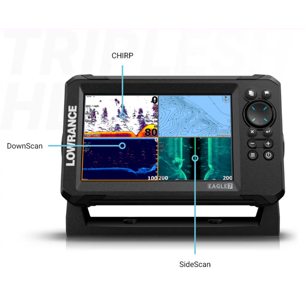 Lowrance Eagle TripleShot HD svinger