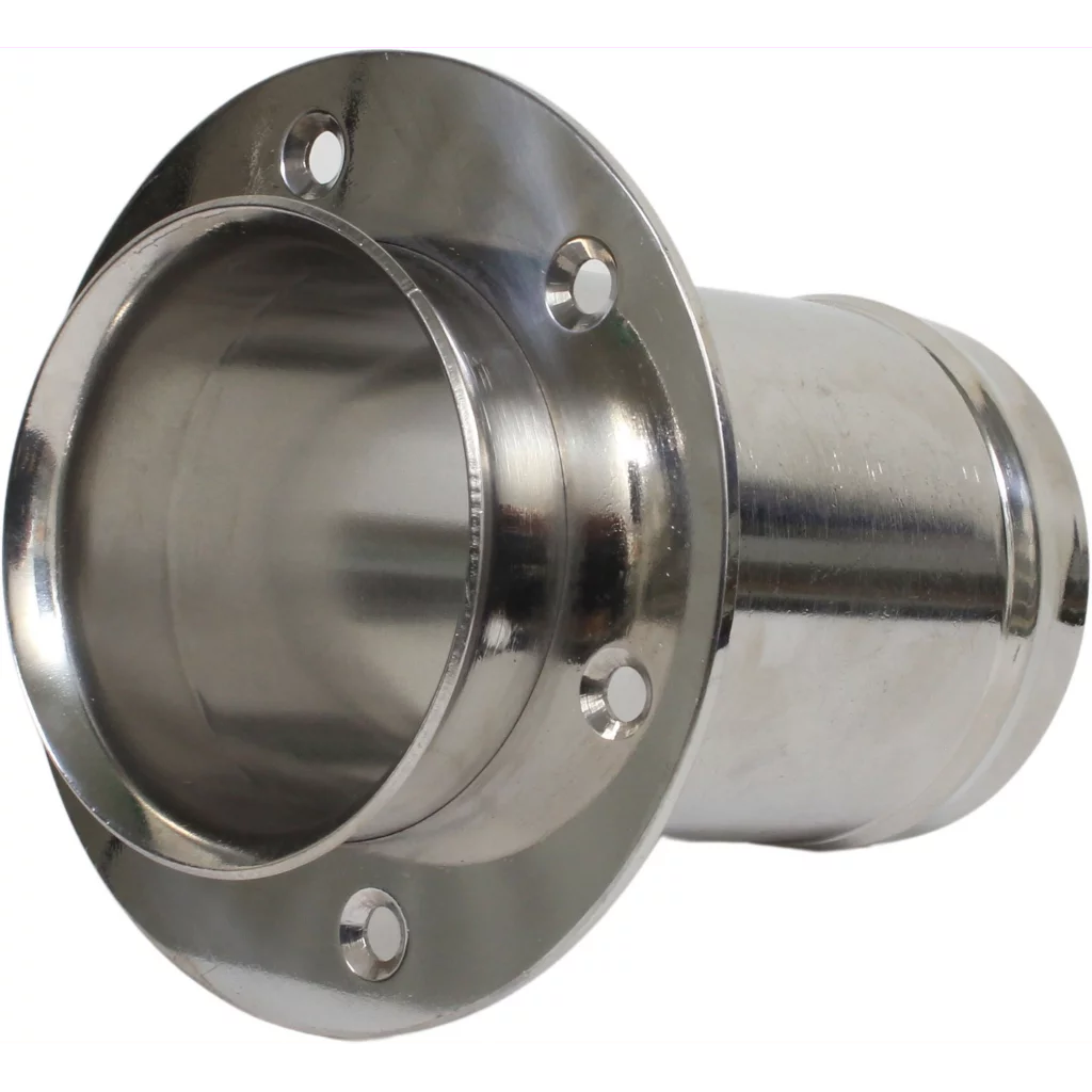 Eksosgjennomføring rett 76 mm