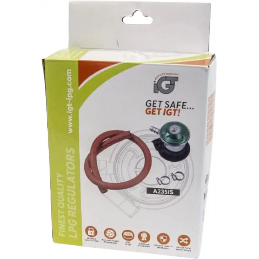 Gassregulatorsett 29 mbar click-on