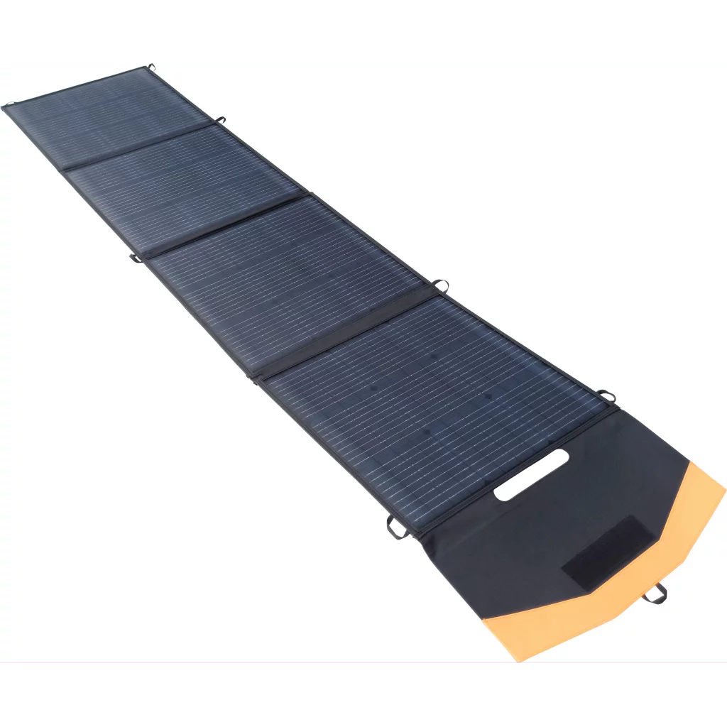 1852 Sammenleggbart solcellepanel m/regulator 200 W