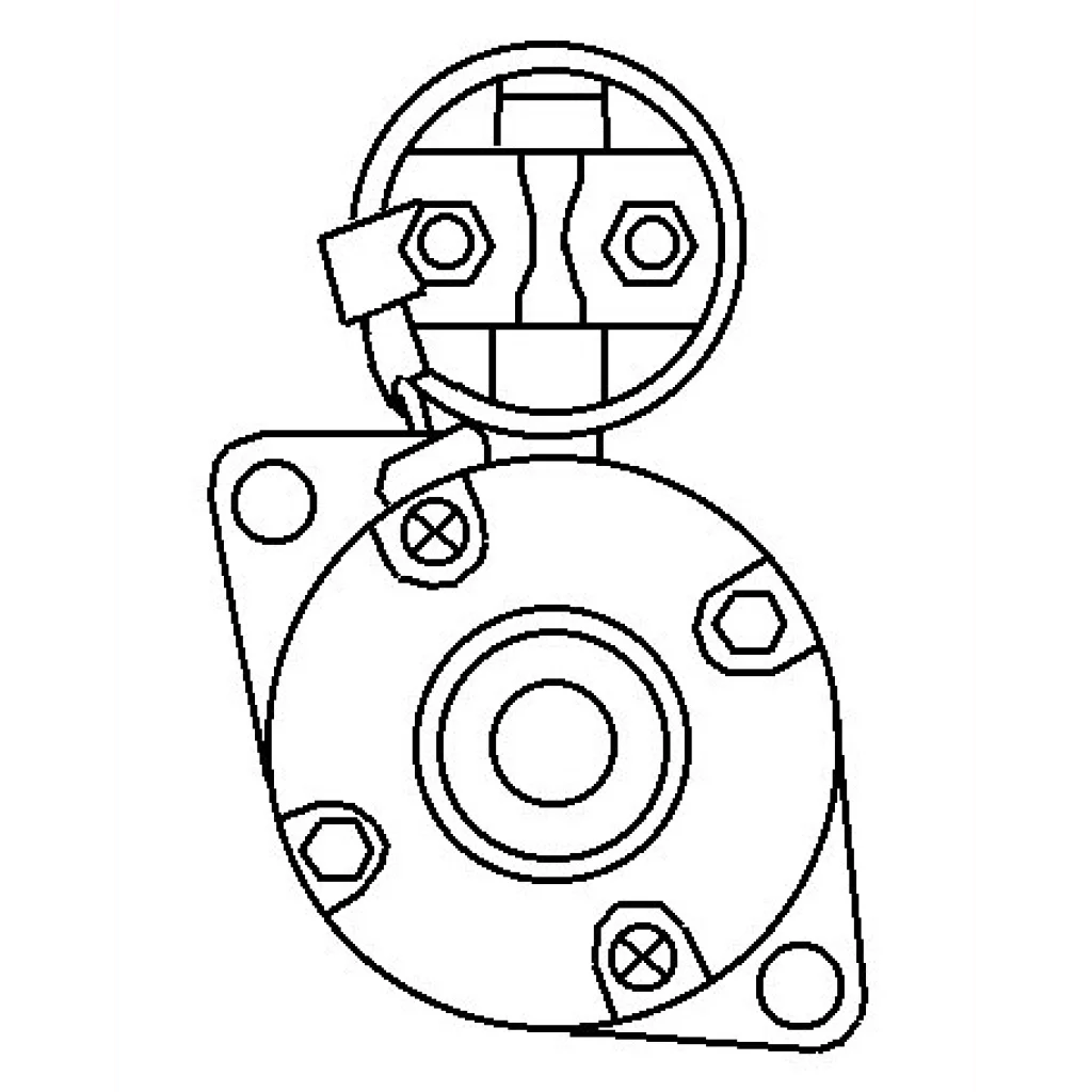 114281 STARTER 11T 1,7KW M/GIR