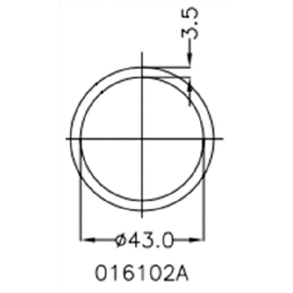 Wema Stor o-ring til S3 tankgiver