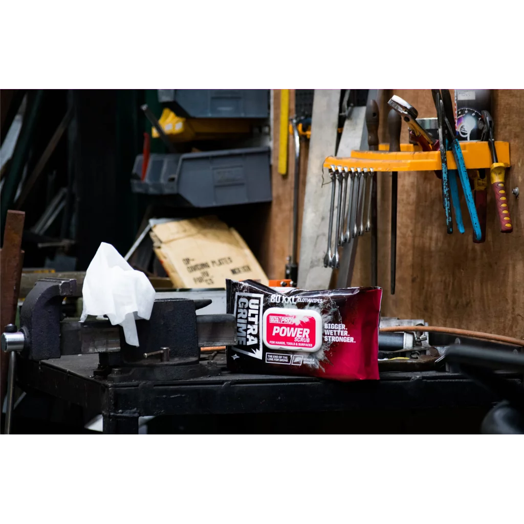 Ultragrime Power Scrub håndrensservietter