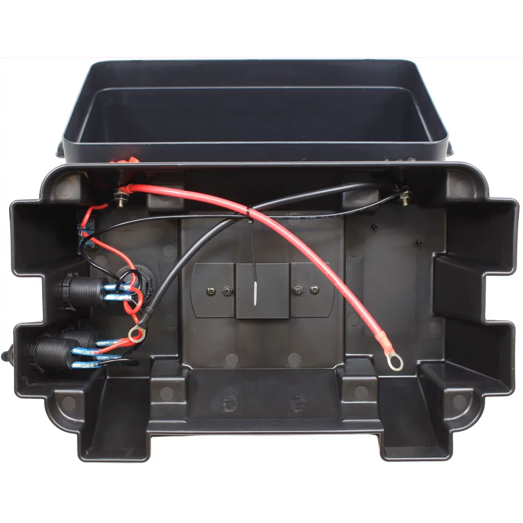 Batterikasse Powerbox med 12V og USB uttak