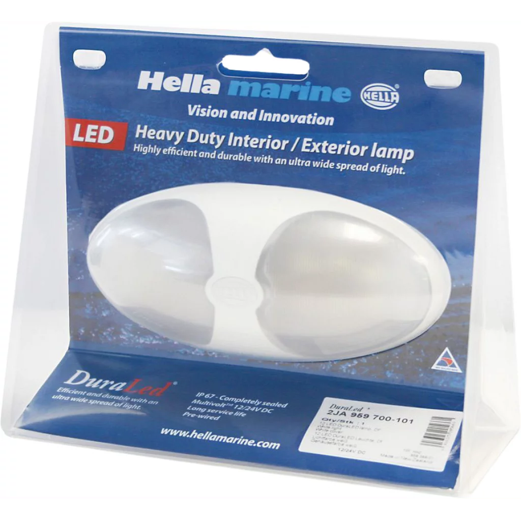 Hella DuraLED 12 lampe m/bryter