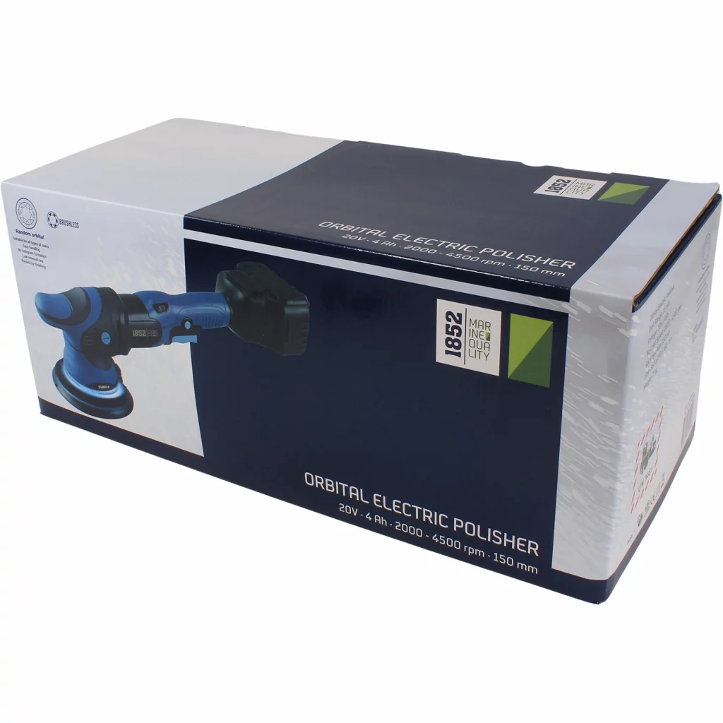 1852 Batteridrevet poleringsmaskin 20V 4Ah