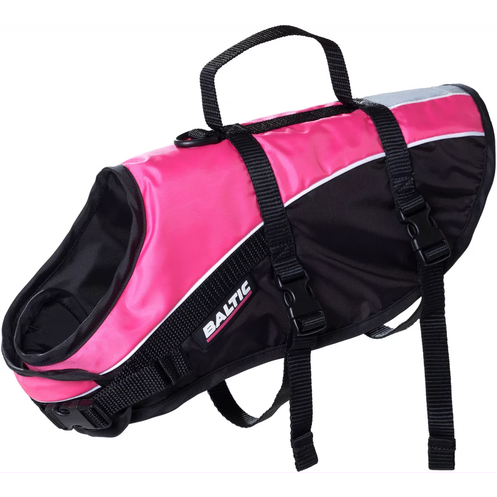 Baltic Mascot hundevest rosa/svart XS 0-3 kg