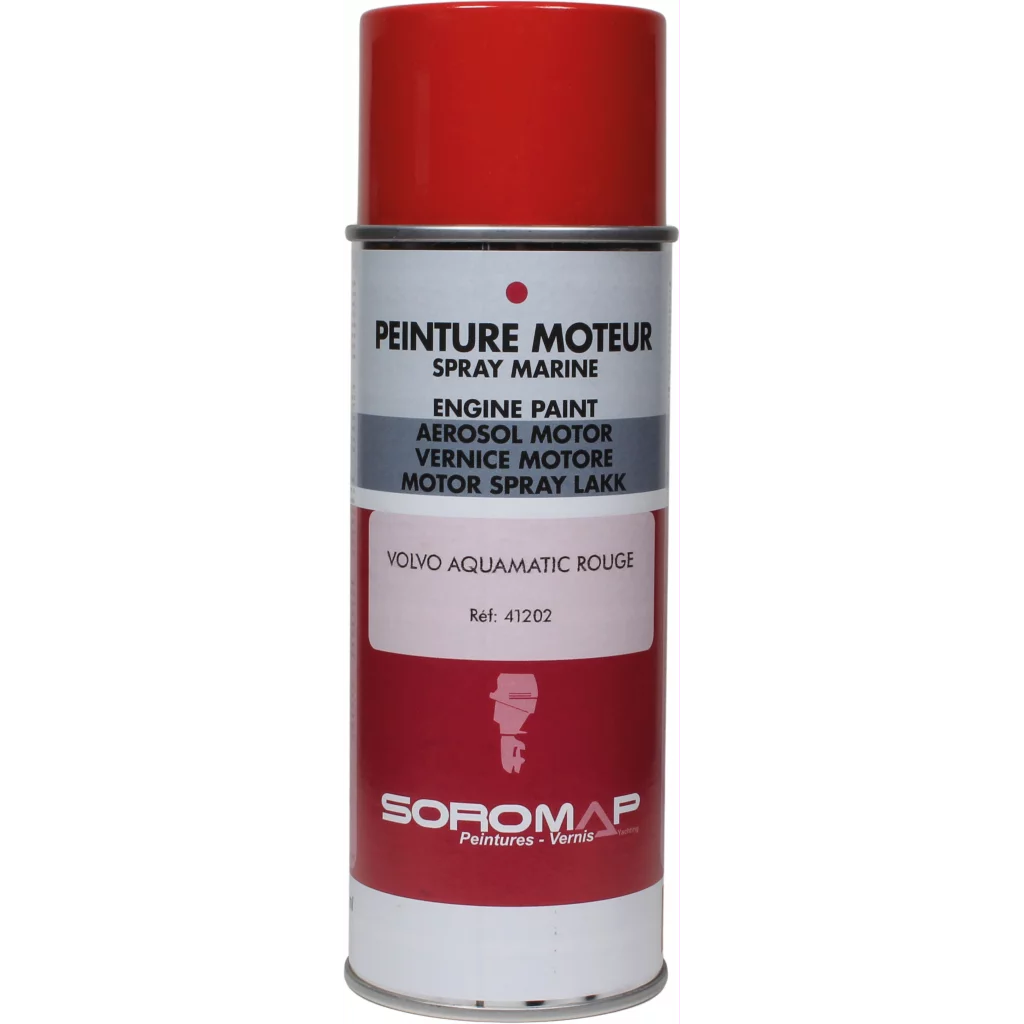 Soromap Motorspray Volvo Aquamatic rød 400ml