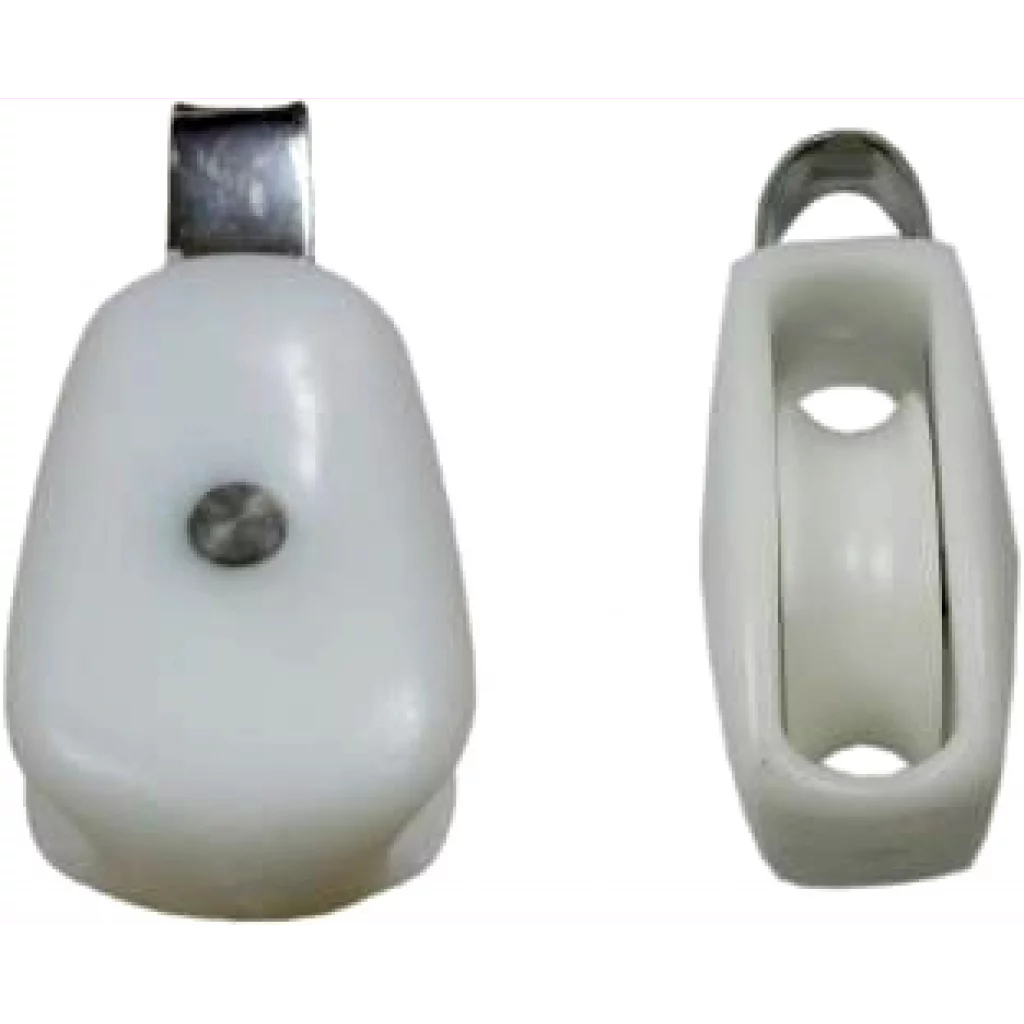 Blokk, enkel, 25mm, nylon