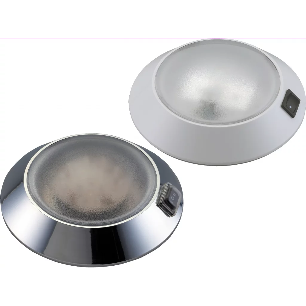 Lampe Dag/Natt LED, krom