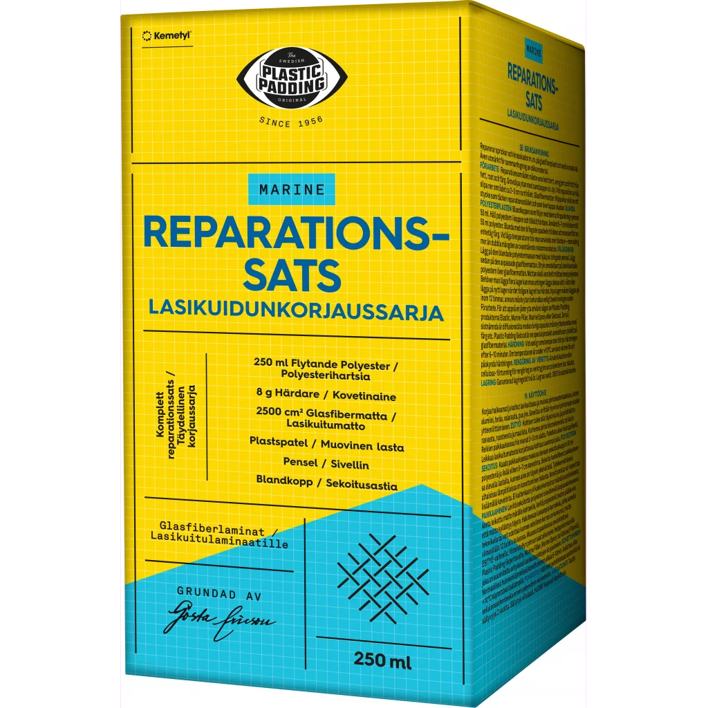 Plastic Padding Reparasjonssett plastbåt