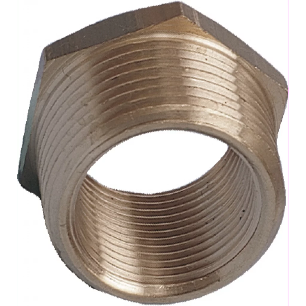 Red.nippel utv./innv. messing 3/8 x 1/4"